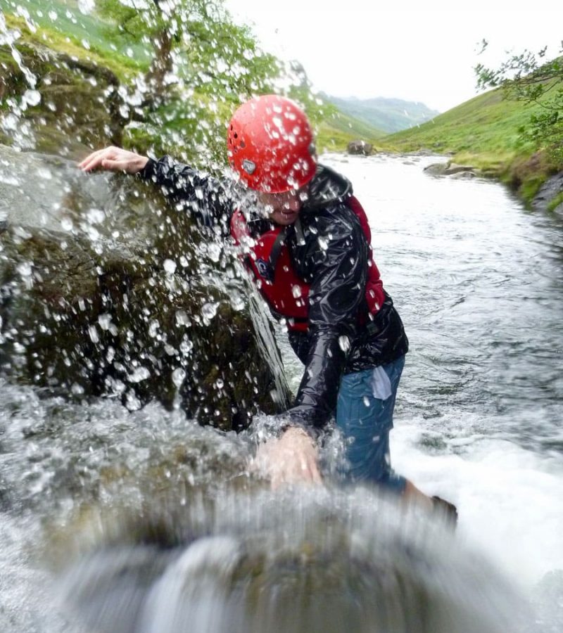 ghyll gorge canyon scrambling. One of the activities on our adventure days.