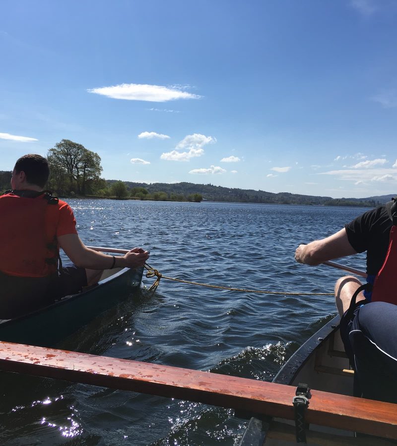 canoeing on lake windermere lake-district-activities exploration-holidays adventure-days-out