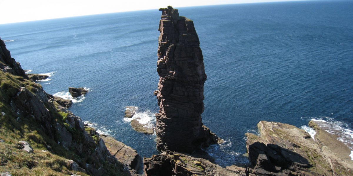 The Old Man of Stoer view os stack