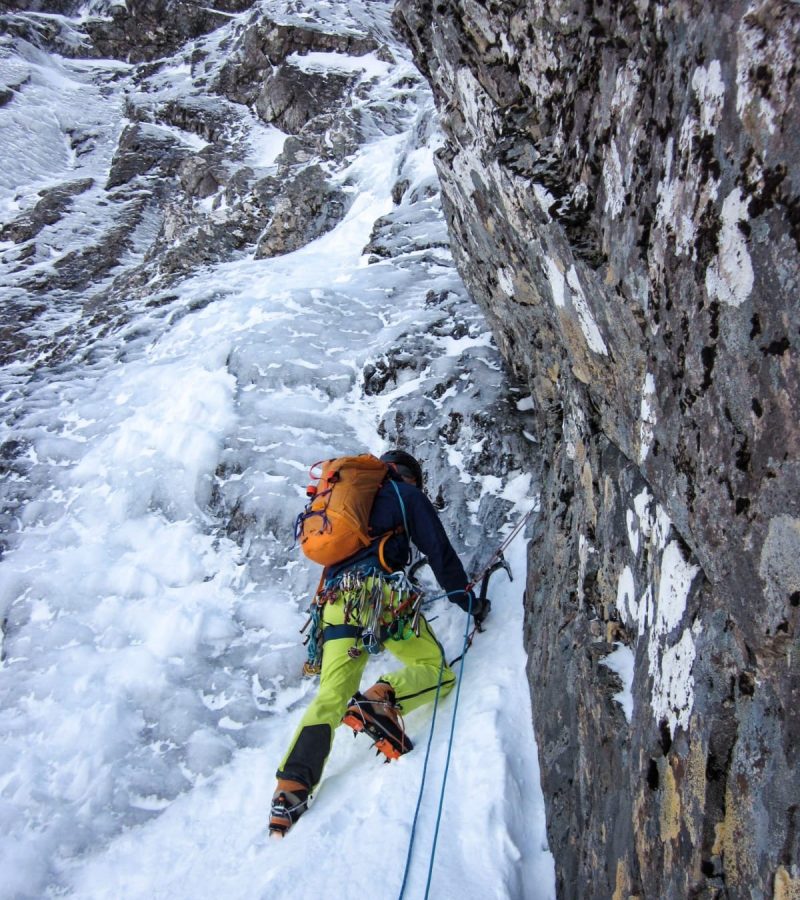 technical ice climbing scotland