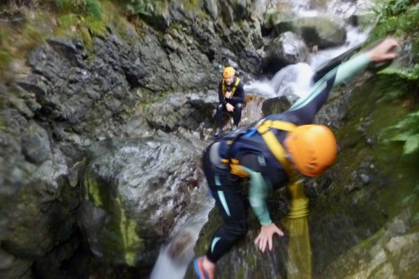 Canyon ghyll or Gorge walking