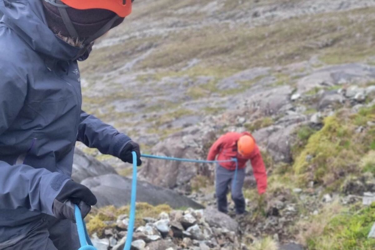 rope work cuillins mountaineering-course